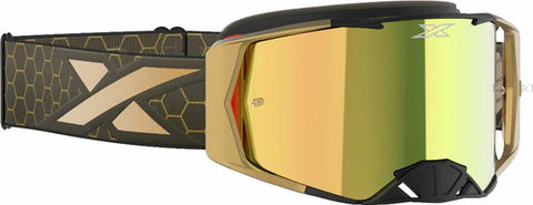 EKS Lucid goggle Solid Gold Mirror