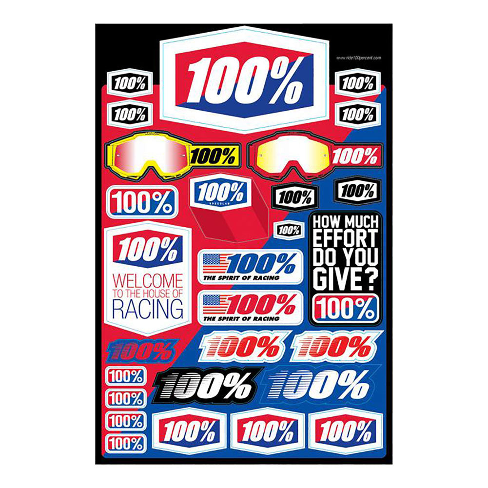 Red Bull Stickers Graphics Decal Sheet - 19PC 18x12 MX ATV Motoross Dirt  Bike