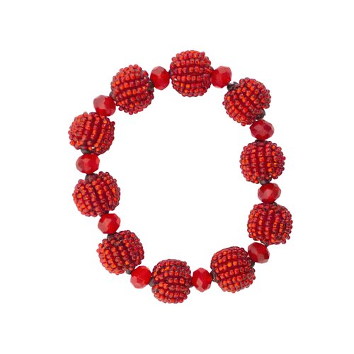 Bodhi Seed Meditation Bead Bracelet - Red String – Amadara