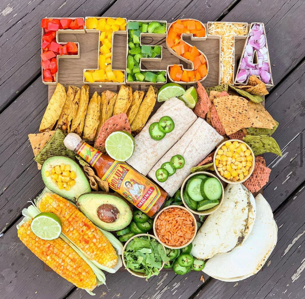 Fiesta Style Cheese Board