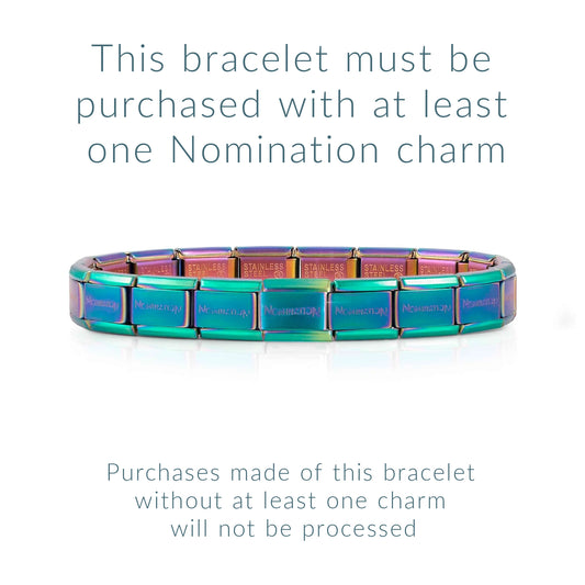 Nomination Starter Bracelet with Gold Mum Heart Link