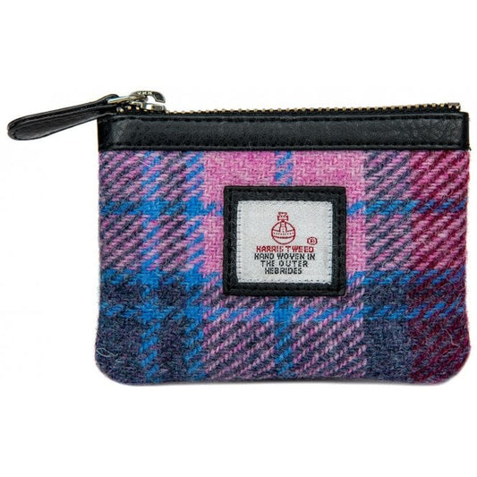 Maccessori Harris Tweed Dog Key Ring Purple Check