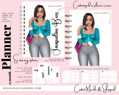 African American Planner Girl Dashboard – The Fabulous Planner