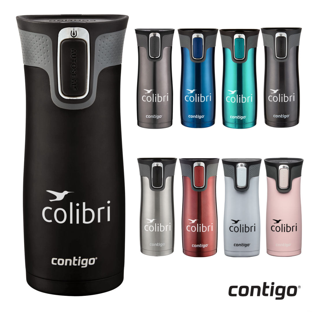 Contigo West Loop Stainless Steel Travel Mug with AUTOSEAL Lid Biscay Bay,  16 fl oz. 