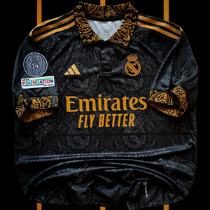 Adidas 2023 Real Madrid x Dragon Gold Special Edition Jersey Men S