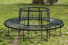DanDiBo - Panchina rotonda XXL, diametro 200 cm, in metallo, panca da giardino, in ferro battuto