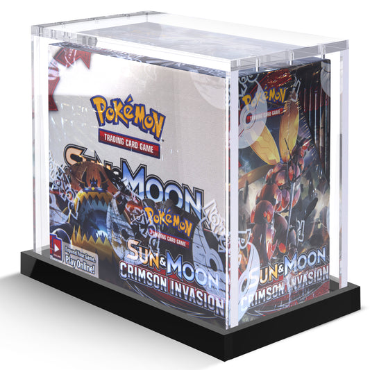 Dingelex Pokemon Elite Trainer Acrylic Display Case Box (ETB),Premium  Acrylic Pokemon ETB Protecting Case Storage Box Compatible with Pokemon  Elite