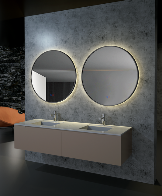 Espejos Led Para Baño, Espejo Retroiluminado Cuadrado - Austria 70cm Luz  Frontal Aust012/70 con Ofertas en Carrefour