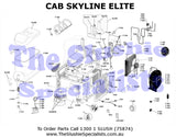 CAB Skyline Elite Exploded Parts View