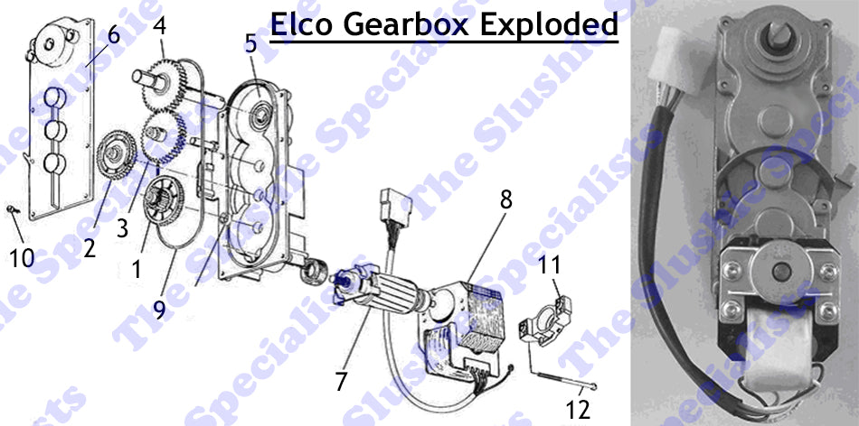 Elco Gearbox Exploded View
