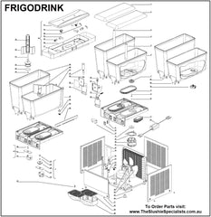 FrigoDrink Exploded Parts View