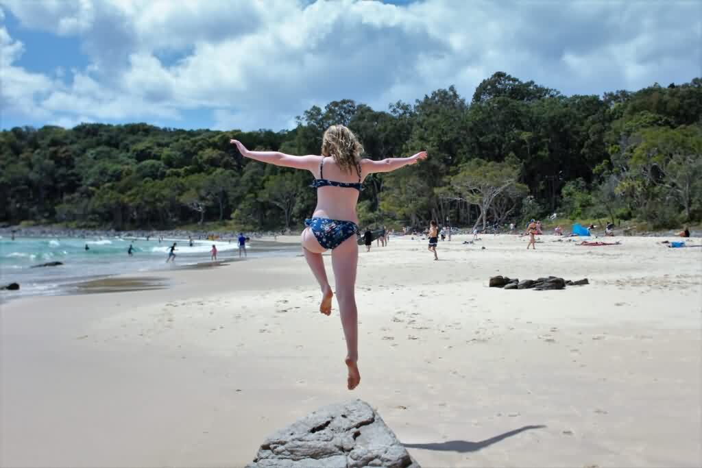 laser hair removal let you jump and run on the beach