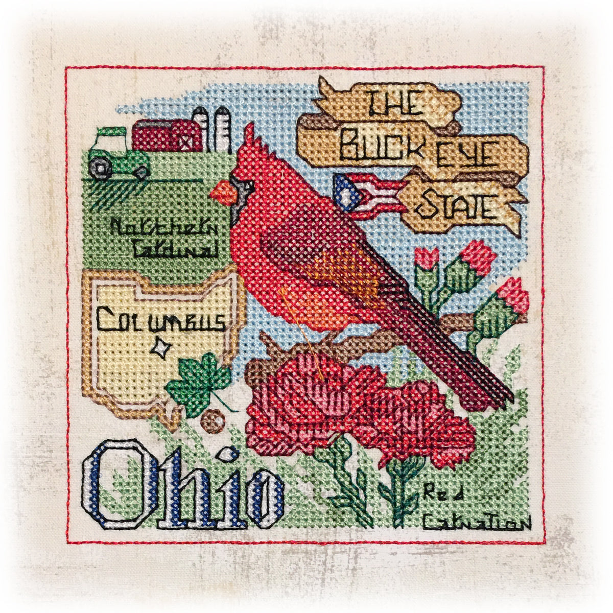 cross stitch designer from ohio