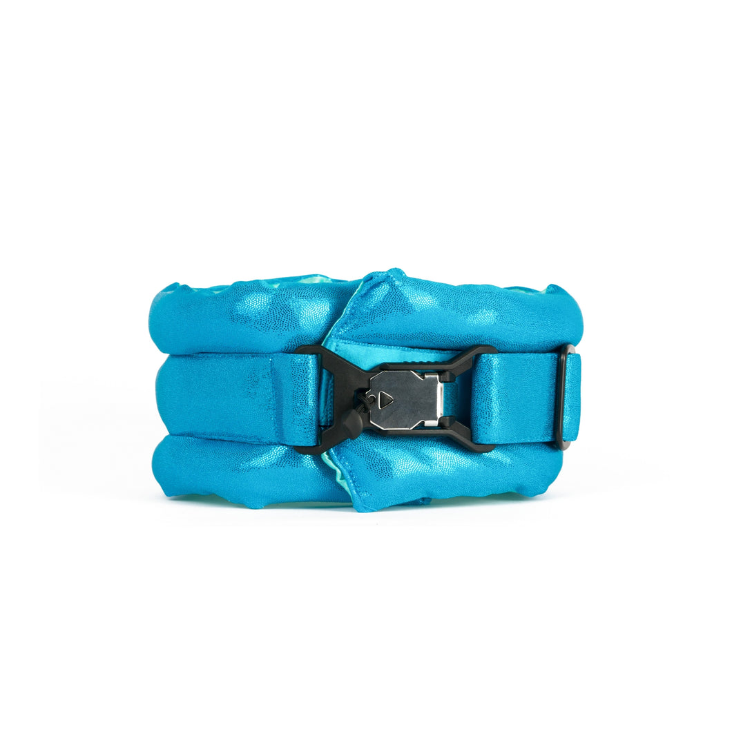 Medium Fluffy Magnetic Collar Glossy Turquoise Everything