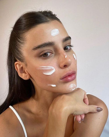 skin care moisturizer face girl