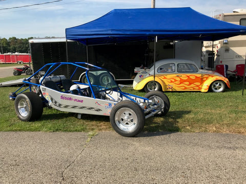Picture of drag race dune buggy and beetle