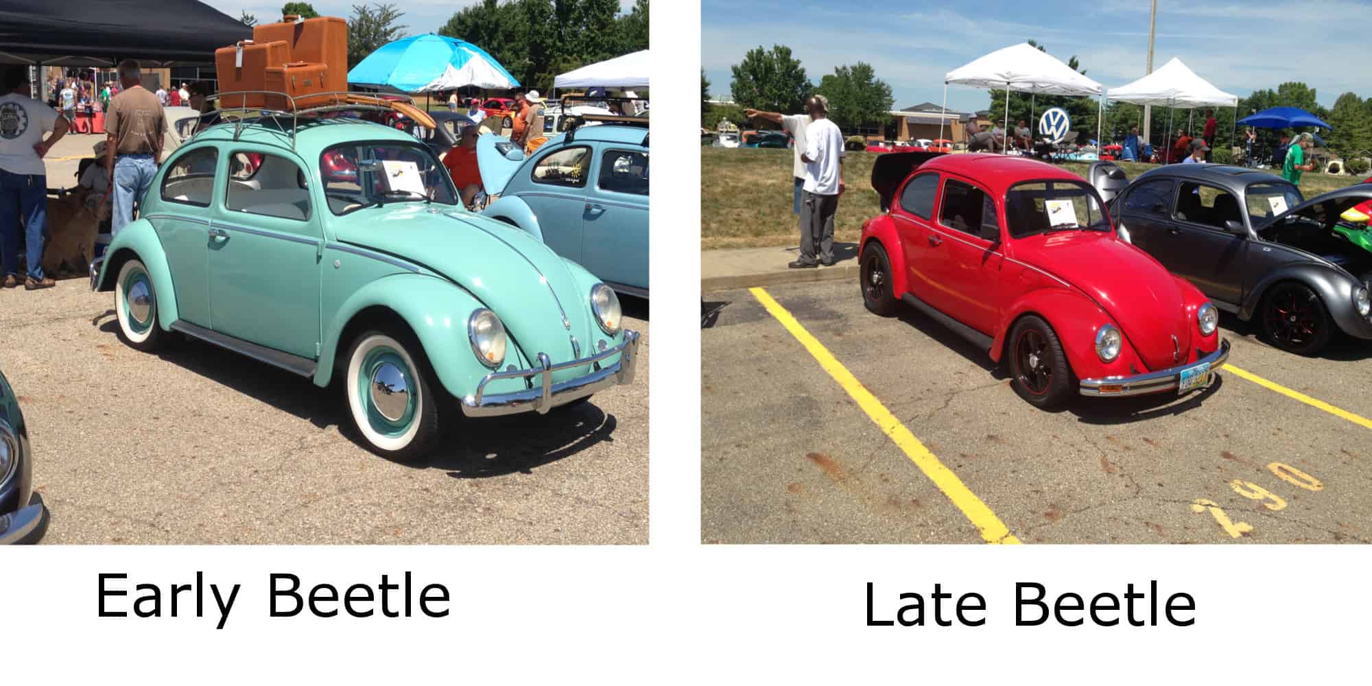 How to Tell The Difference Between Early VW Bugs and Late VW Bugs - Front End