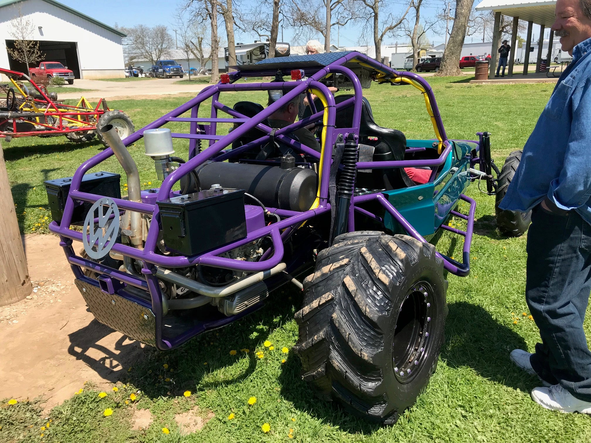 Clean Two Seater Woods Buggy At Drew's Bug Swap 2018