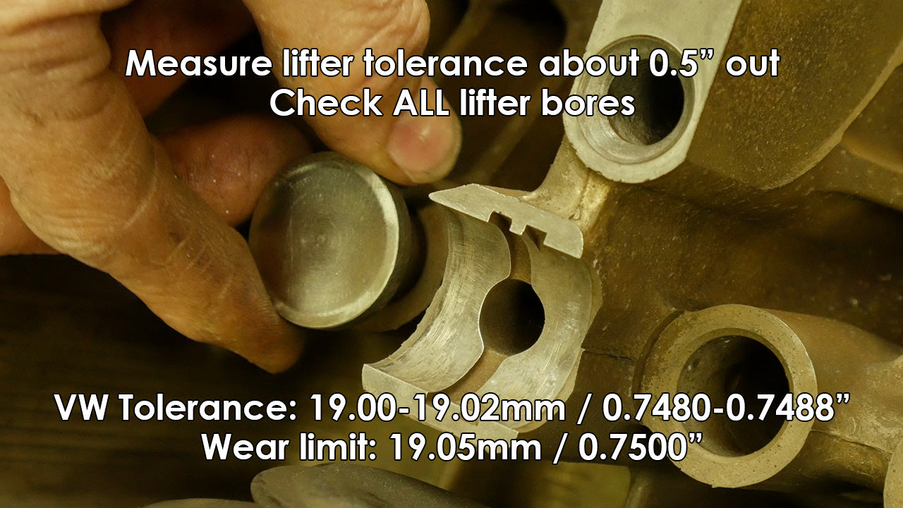 lifter bore tolerance