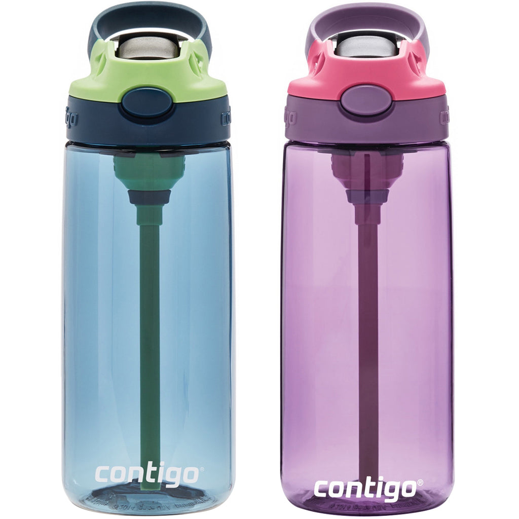 Contigo Kids Water Bottle, 14 oz w/Autospout Technology- Dragon