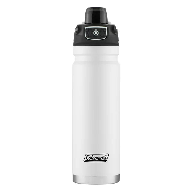 Coleman Freeflow Autoseal Insulated Stainless Steel Water Bottle, 24oz, Caribbean Sea