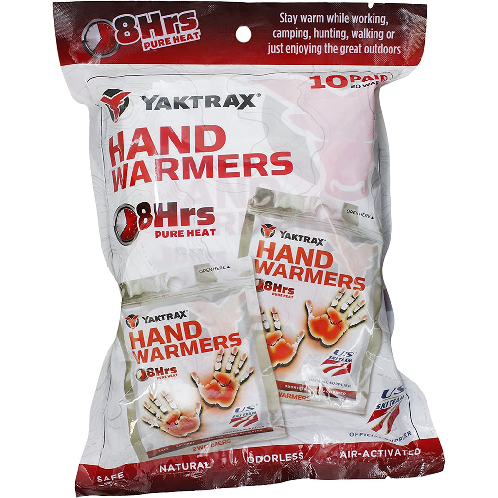 Yaktrax Adhesive Air Activated Natural Body Warmers - 10-Pack