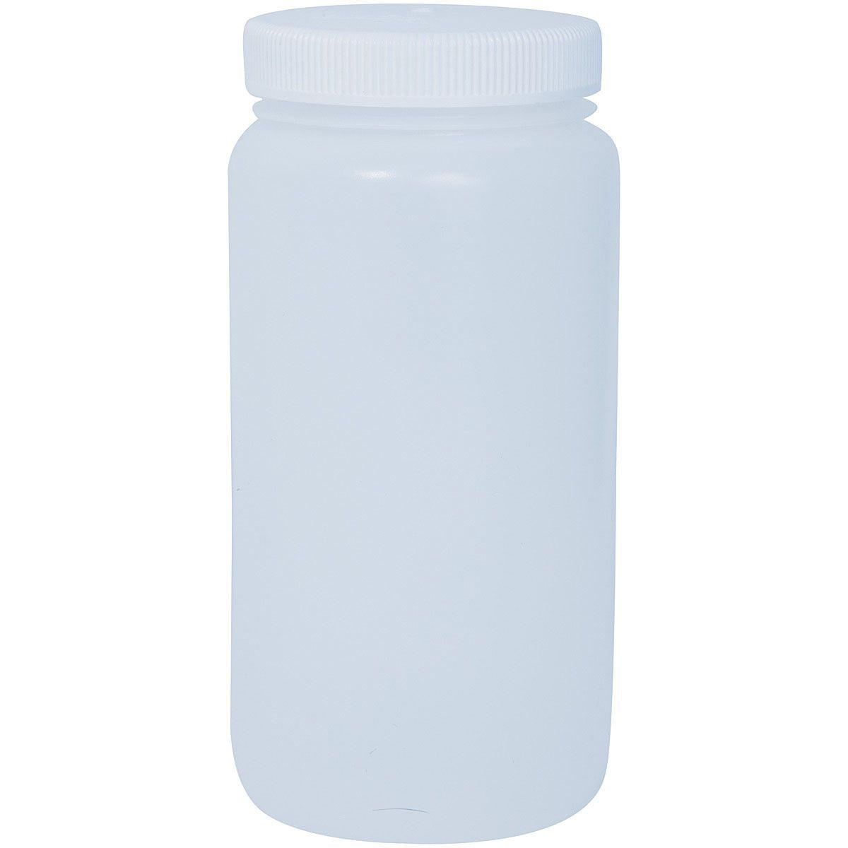 Nalgene LDPE Wide Mouth Round Bottle - White