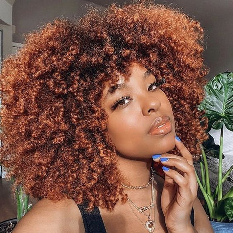 just right beauty red hair on curly afro hair copper red dark ginger hue colored hair trends 2022