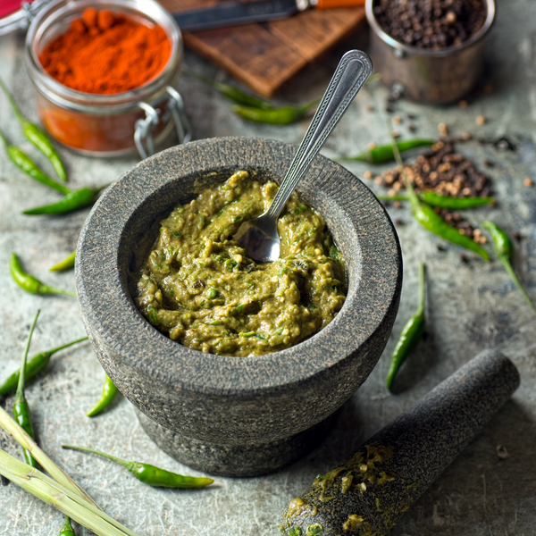 green curry grün Rezept vegan easy leicht