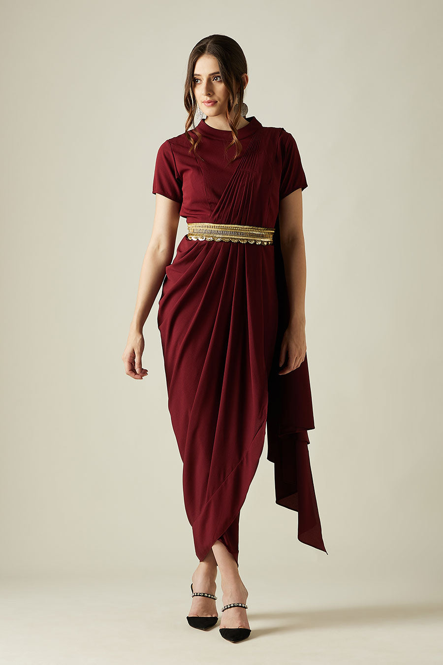 Saree Gown at Rs 749/piece | Readymade Saree Gown in Surat | ID: 22787705933