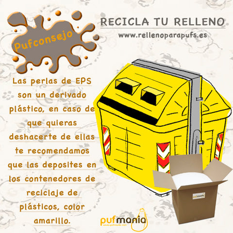 Puf reciclado