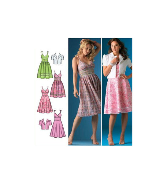 Kwik Sew 1071 Sundress with Shaped Neckband with Optional Tie Belt, Un –  Patterns Central