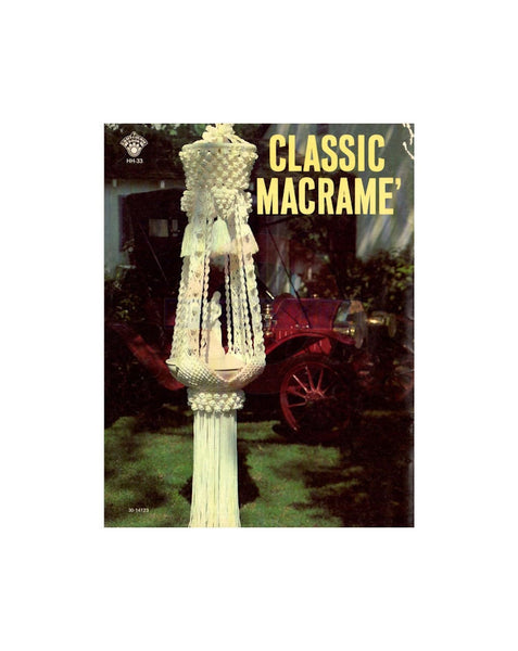 Macramé Gold - 15 Vintage Macrame Patterns Instant Download PDF 32