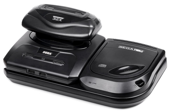 sega genesis with cd and 32x