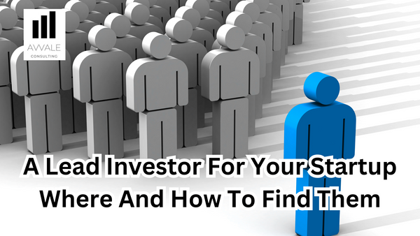 A Lead investor for your startup: where and how to find them?