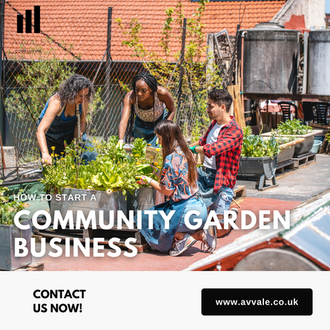 How to start a community garden business plan template
