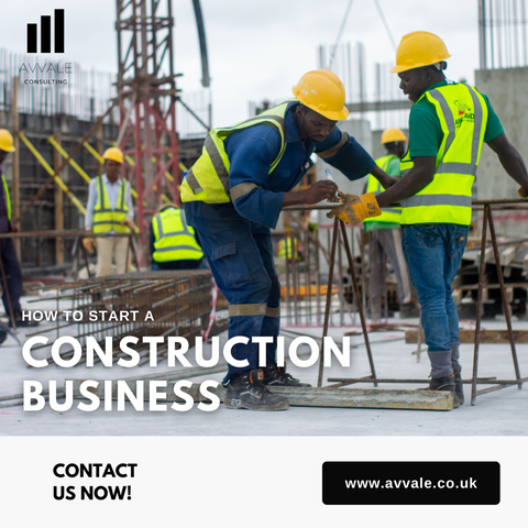 How to start a construction business plan template