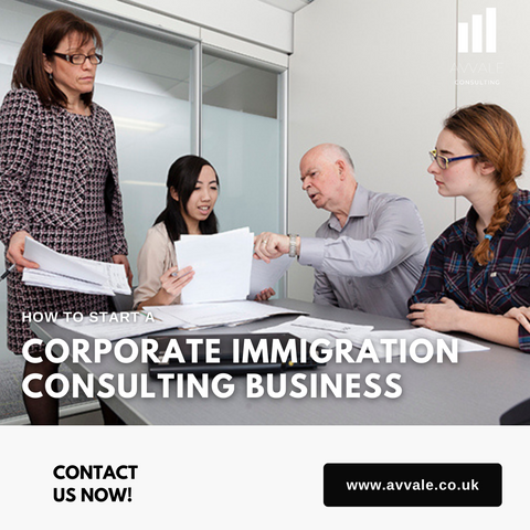 How to start a corporate immigration consulting  business plan template