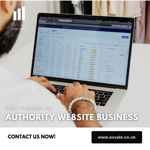 How to start an Authority Website Business