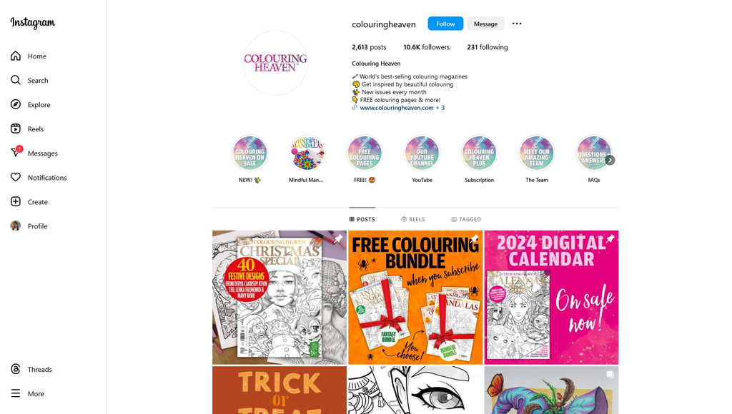 Social Media Strategy for adult coloring book company websites 4