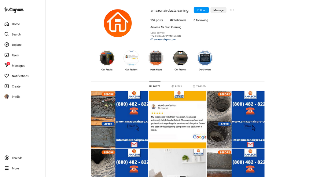 Social Media Strategy for air duct cleaning websites 3