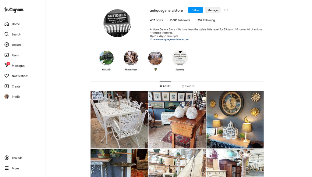 Social Media Strategy for antique store websites 5
