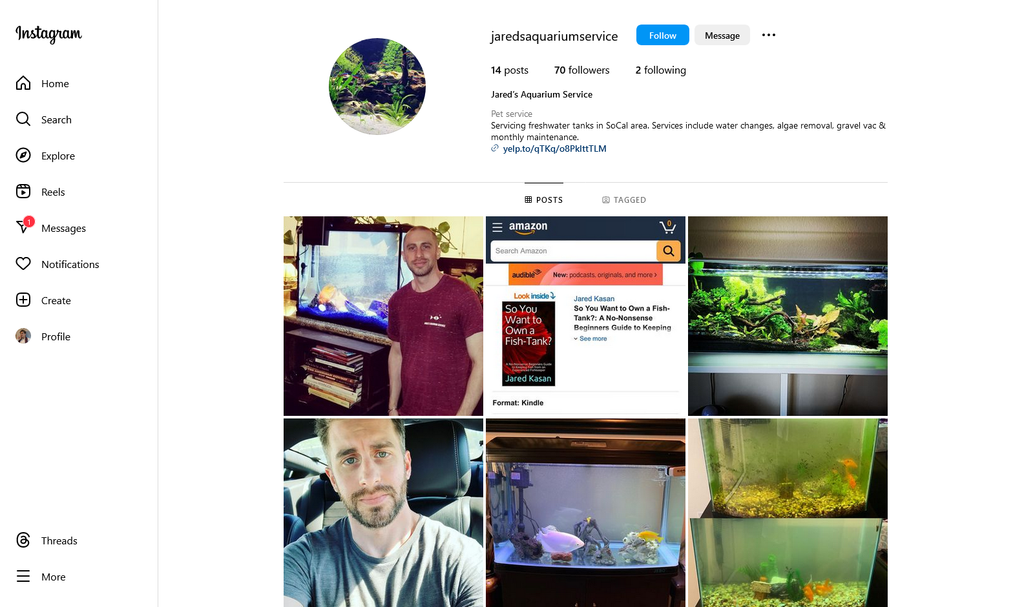 Social Media Strategy for aquarium maintenance websites 1