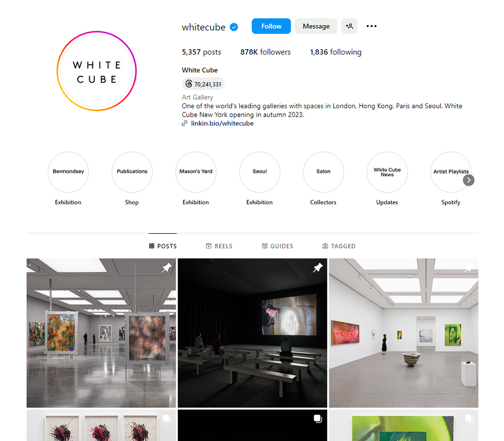 Social Media Strategy for art gallery websites 5