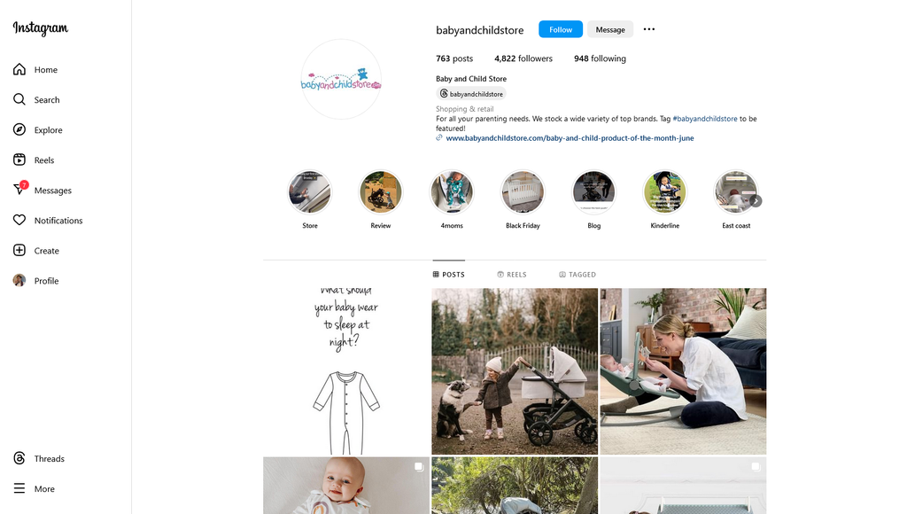 Social Media Strategy for baby store websites 2