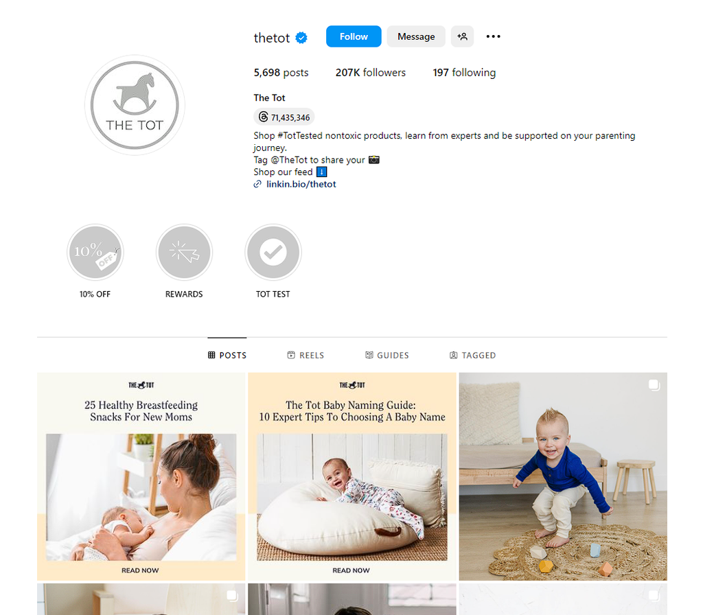 Social Media Strategy for baby store websites 5