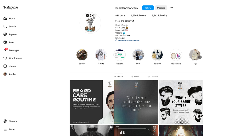 Social Media Strategy for beard product websites 4