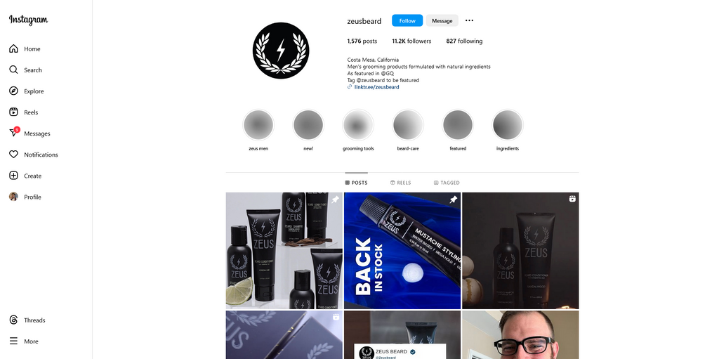 Social Media Strategy for beard product websites 5