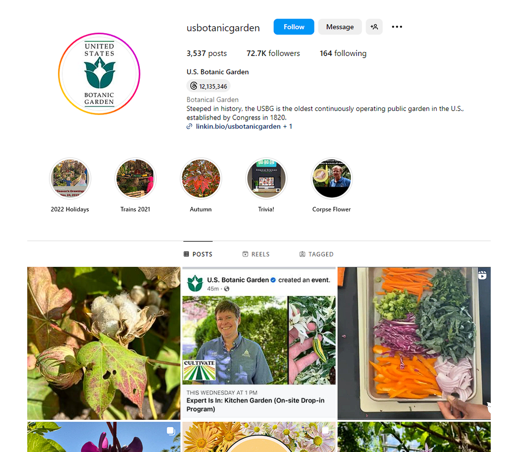 Social Media Strategy for botanical garden websites 5