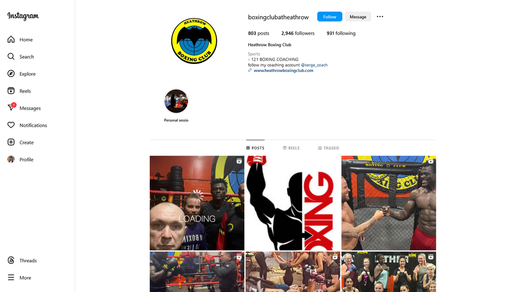 Social Media Strategy for boxing club websites 1